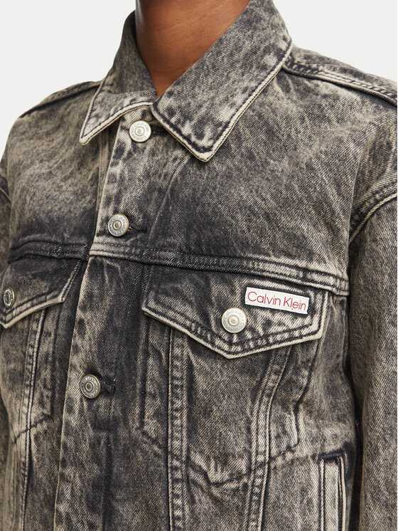 Calvin Klein Jeans Calvin Klein Jeans Džinsinė striukė 90's Trucker LV047H797G Ruda Regular Fit