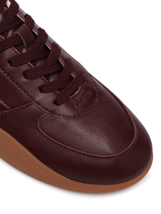 Tommy Hilfiger Tommy Hilfiger Сникърси Th Vintage Low Runner Leather FW0FW09485 Кафяв