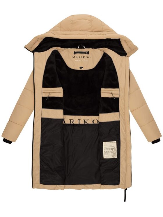 Marikoo Marikoo Kurtka zimowa Natsukoo Beżowy Casual Fit
