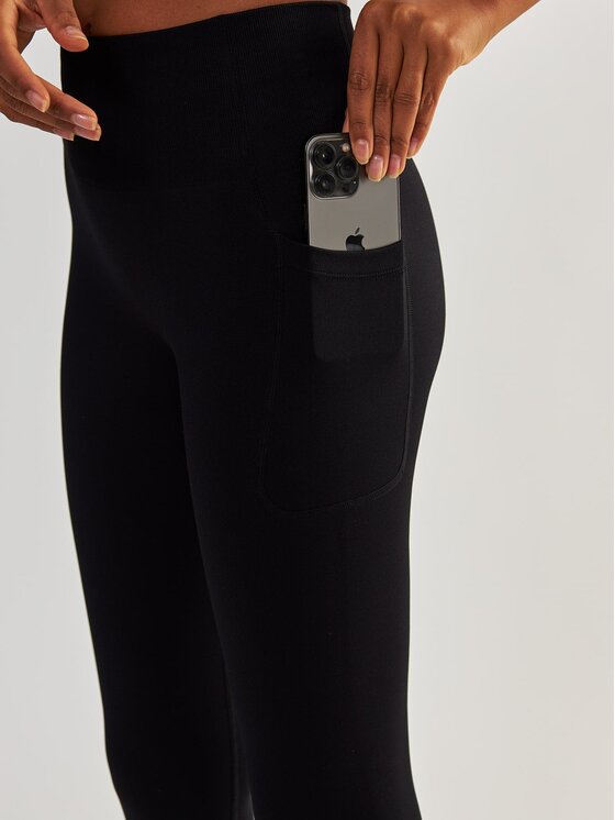 BeShaped BeShaped Legginsy z Kieszeniami Lift Me Up Czarny Shaping Fit