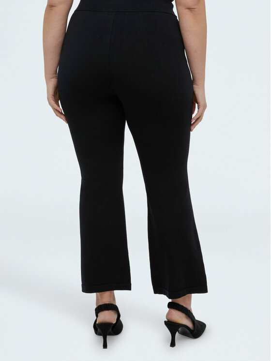 Fiorella Rubino Fiorella Rubino Pantaloni di tessuto P626L002327N033 Nero Flare Fit