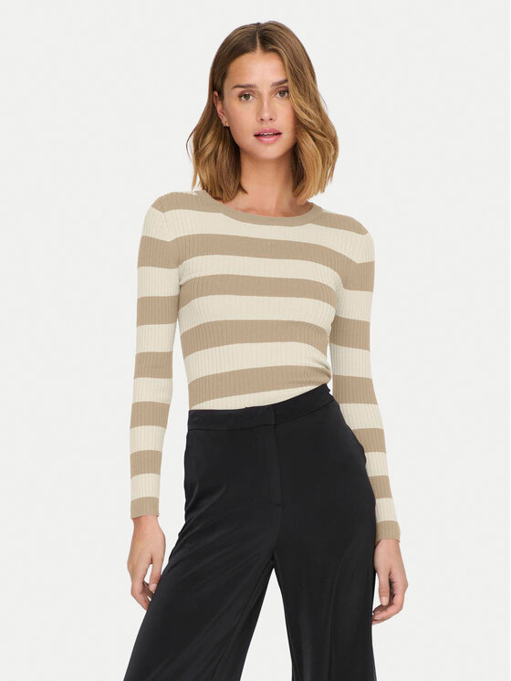 JDY JDY Kampsun Plum 15277223 Beež Regular Fit