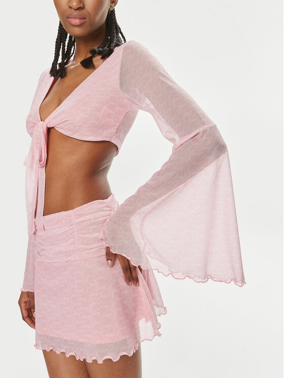 Juicy Couture Juicy Couture Bluză JCWCT23326 Roz Slim Fit