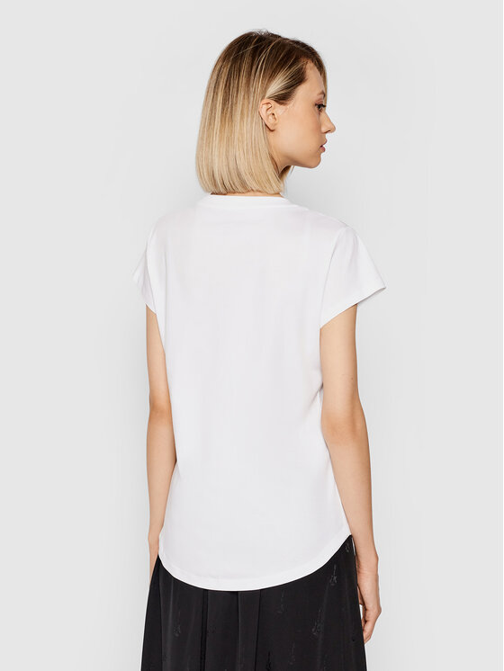 T-shirt Woop WKTR1802F Bianco Regular Fit