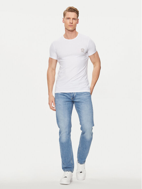 Versace Versace Set di 2 T-shirt AU10193 Multicolore Slim Fit