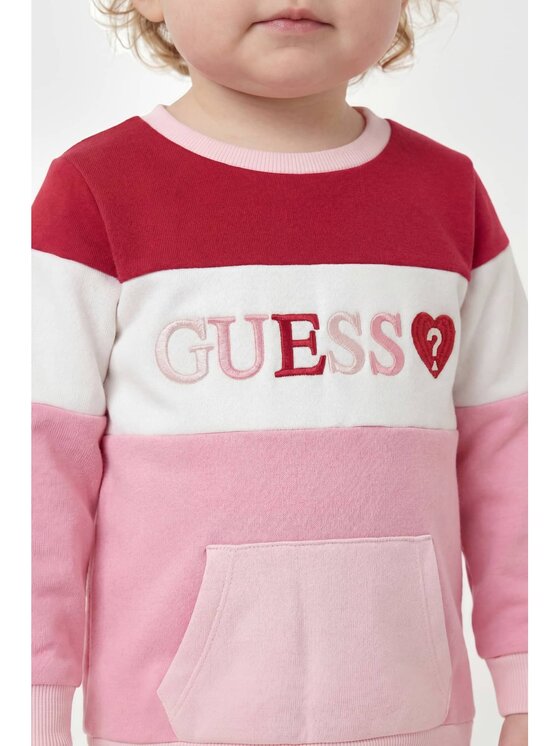 Guess Kids Guess Kids Sukienka codzienna 183733 Różowy Classic Fit
