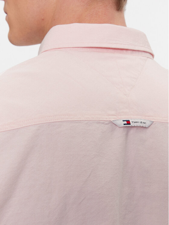 Tommy Jeans Tommy Jeans Camicia Oxford DM0DM18335 Rosa Regular Fit