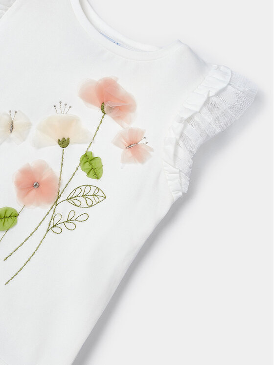 Mayoral Mayoral Blūze 3079 Balts Regular Fit