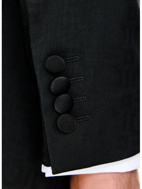 Pako Lorente Pako Lorente Marynarka P26SP-3S-003 Czarny Slim Fit