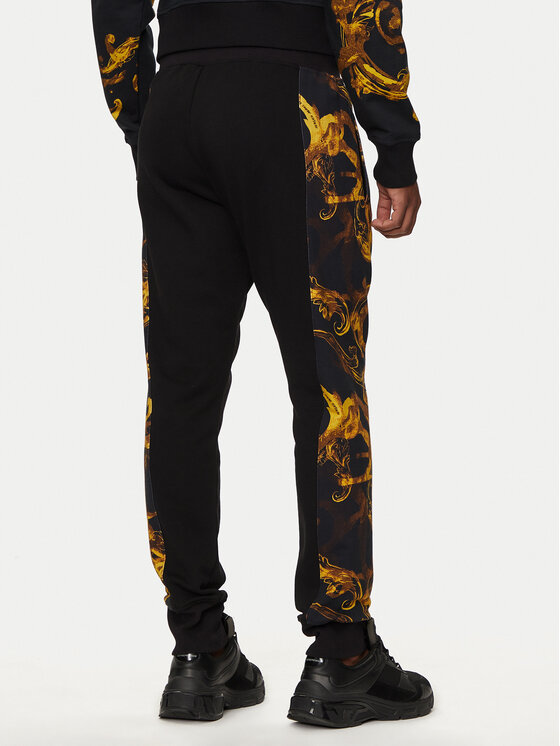 Versace Jeans Couture Versace Jeans Couture Teplákové kalhoty 76GAA3C0 Černá Regular Fit