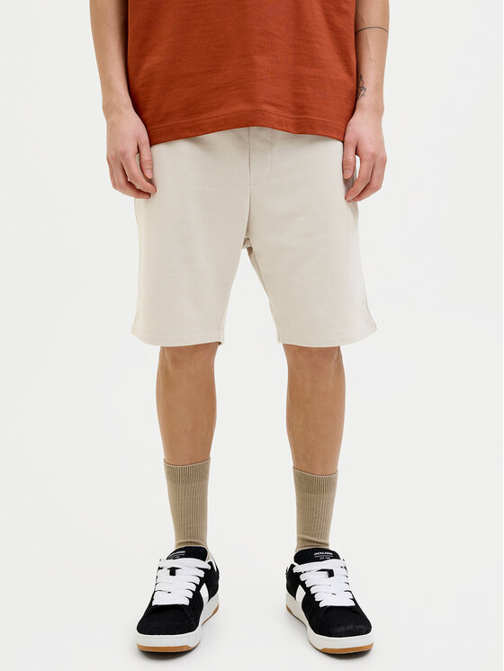 Jack & Jones Jack & Jones Pantaloni scurți sport Gordon 12249285 Bej Regular Fit