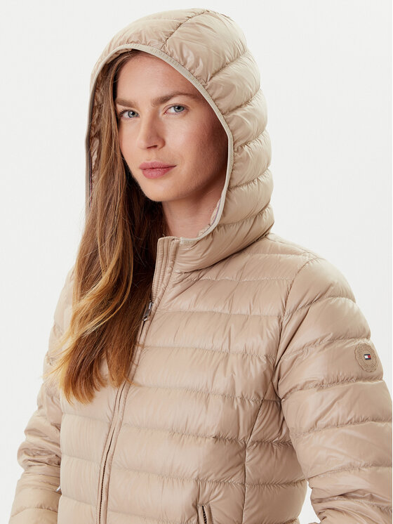 Tommy Hilfiger Tommy Hilfiger Kurtka puchowa WW0WW46788 Beżowy Regular Fit