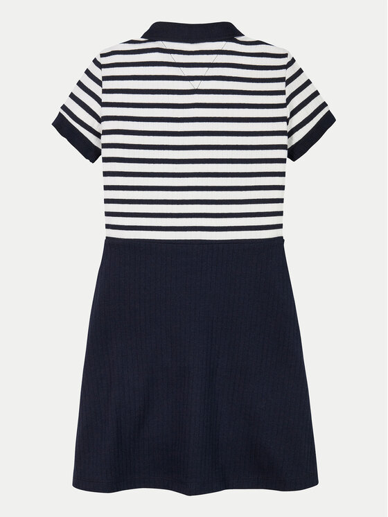 Tommy Hilfiger Tommy Hilfiger Každodenné šaty Skater KG0KG08484 D Tmavomodrá Regular Fit