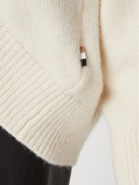 BOSS Boss Pulover C-Fondianan 50478295 Écru Relaxed Fit