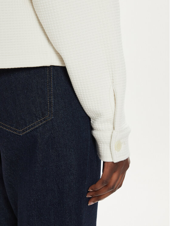 Calvin Klein Jeans Calvin Klein Jeans Bunda pro přechodné období J20J223770 Écru Regular Fit
