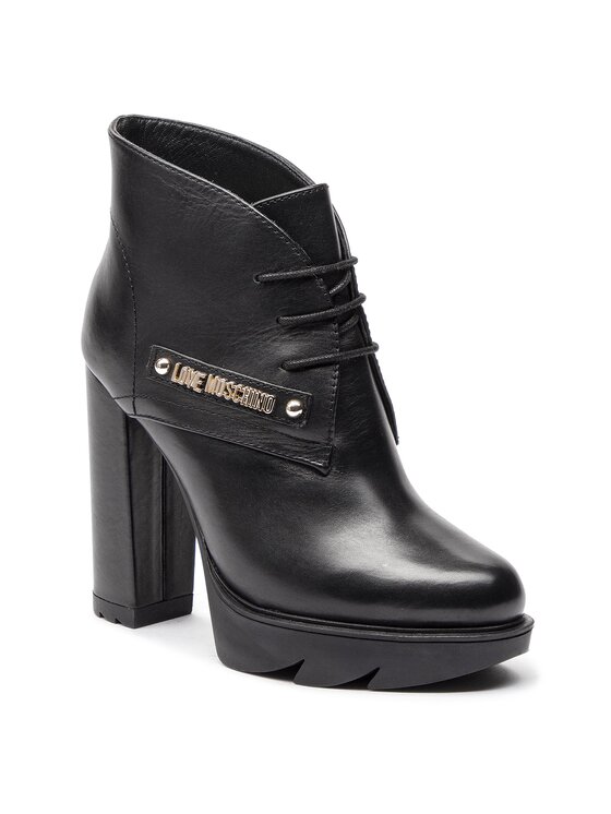 love moschino flatform ankle boots