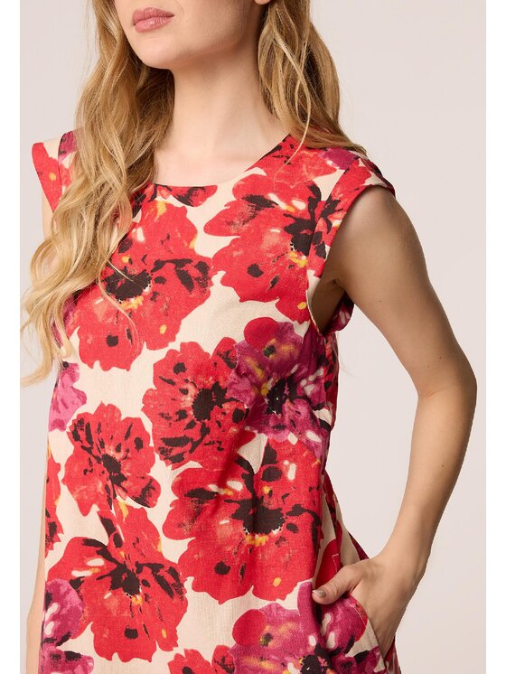 QUIOSQUE QUIOSQUE Každodenní šaty Quiosque 4UB002611 Červená Regular Fit