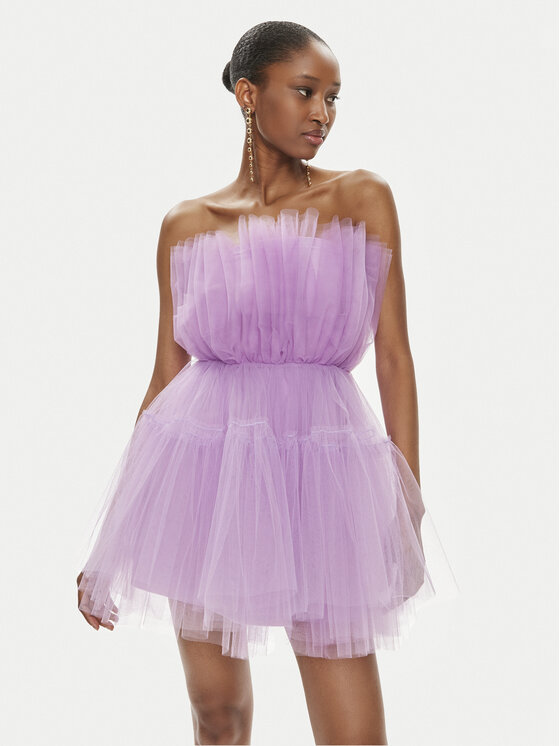 Kontatto Kontatto Rochie cocktail B474N Violet Regular Fit