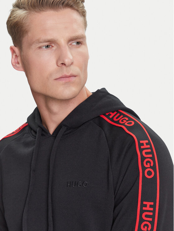 HUGO HUGO Mikina Liam 50540921 Černá Regular Fit