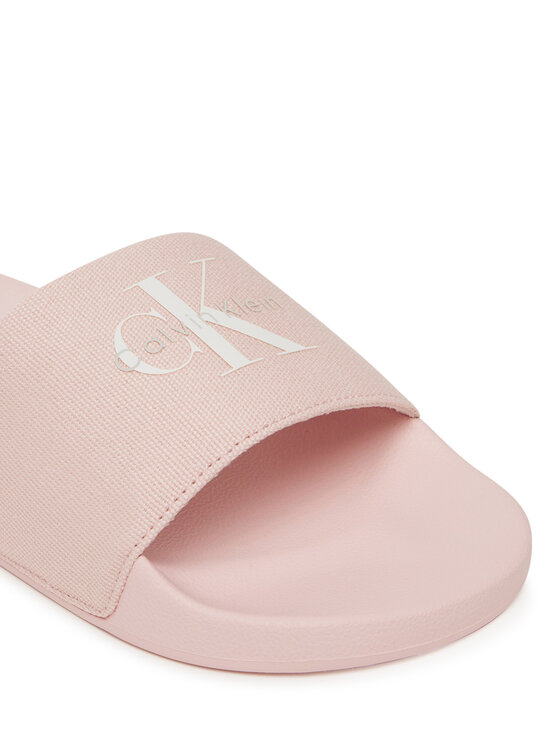 Calvin Klein Jeans Calvin Klein Jeans Ciabatte Slide Monogram Wn Logo Ck YW0YW01967 Rosa