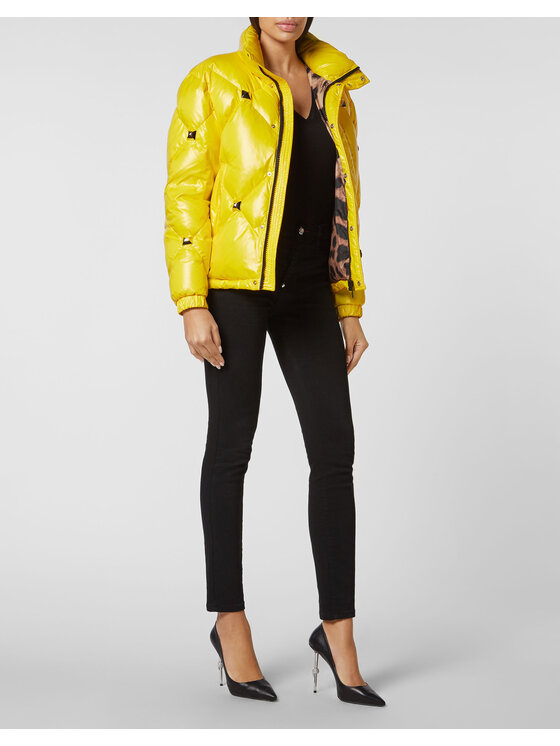 PHILIPP PLEIN PHILIPP PLEIN Giubbotto piumino 13641 Giallo Regular Fit