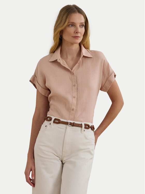 LAUREN RALPH LAUREN Košeľa 200699152053 Ružová Relaxed Fit