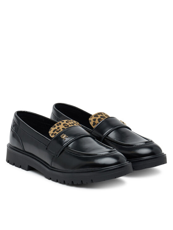 Tommy Hilfiger Tommy Hilfiger Półbuty Low Cut Shoe T3A4-34010-1850 Czarny