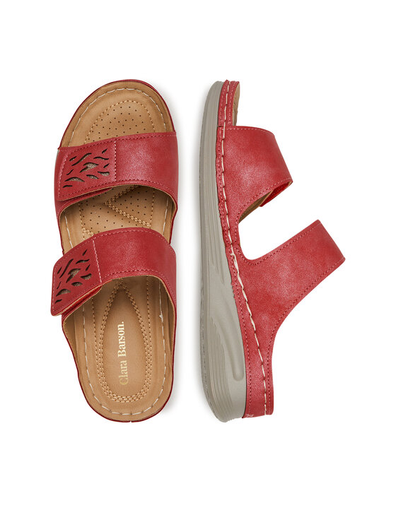 Clara Barson Clara Barson Ciabatte WYL05010-11 Rosso