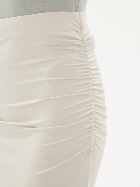 Gina Tricot Gina Tricot Spódnica ołówkowa 20842 Beżowy Slim Fit