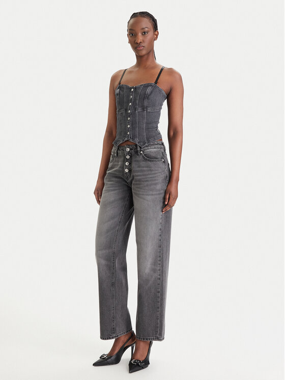 HUGO HUGO Blugi Gilissi_5 50559124 Gri Straight Fit