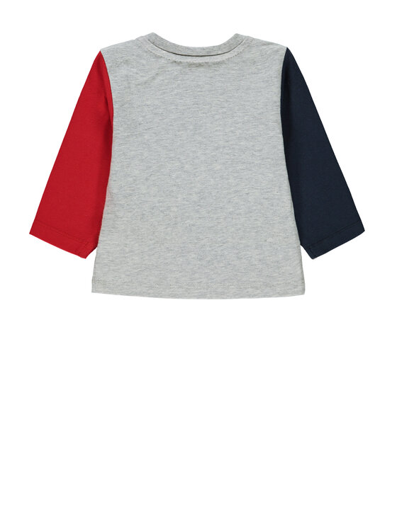 Kanz Kanz Bluzka 1922421-8095 Szary Basic Fit
