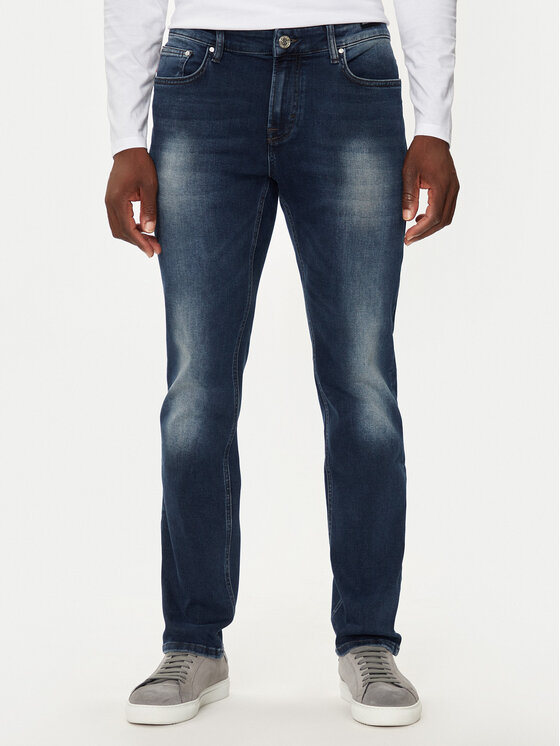 JOOP! Jeans Džinsi 15 JJD-02Mitch 30044101 Tumši zils Slim Fit