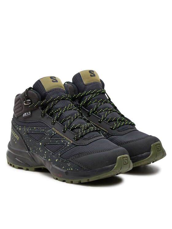 Salomon Salomon Παπούτσια πεζοπορίας Outway Mid Climasalomon™ Waterproof L47283500 Μαύρο