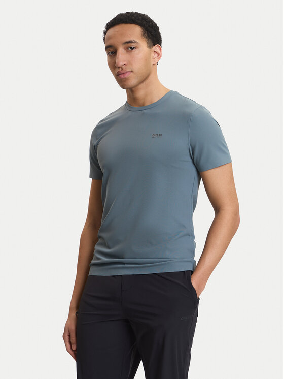 Guess Tricou M6RI19 KD202 Gri Regular Fit