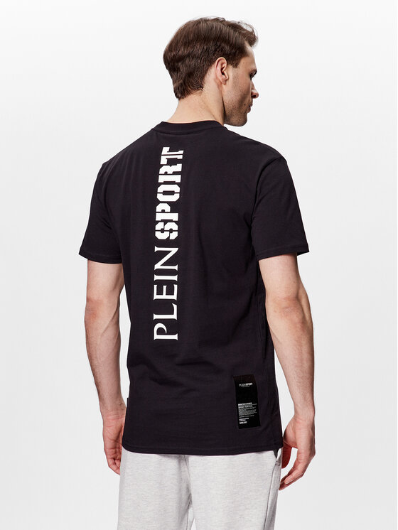 Plein Sport Plein Sport T-Shirt SACC MTK6027 SJY001N Czarny Regular Fit