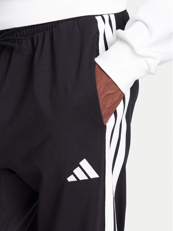 adidas adidas Donji dio trenerke Essentials 3-Stripes JE6430 Crna Regular Fit