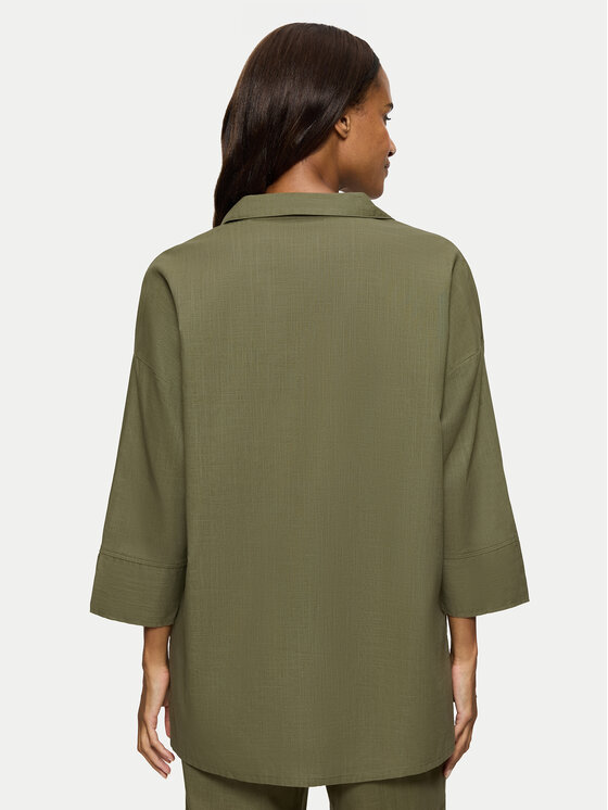 Triumph Triumph Πουκάμισο Summer 10222569 Πράσινο Oversize