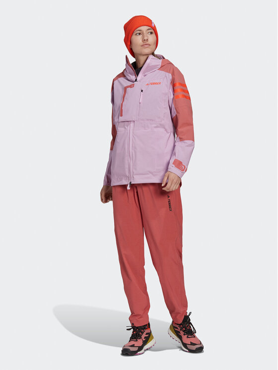 adidas adidas Μπουφάν μεταβατικό Terrex Xploric Rain.Rdy HH9272 Μωβ Regular Fit