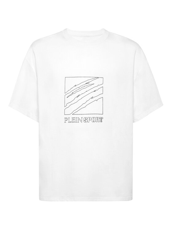 Plein Sport Plein Sport T-shirt 28489 Bianco Regular Fit