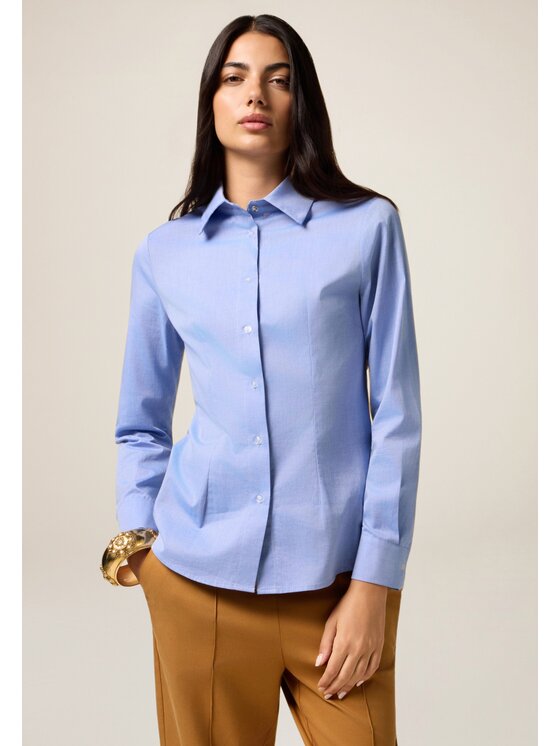 Oltre Oltre Camicia 5080R003161N004 Turchese Regular Fit