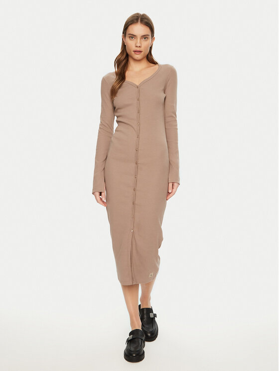 Női Calvin Klein Jeans Hétköznapi ruha, Méret: M, Bézs, J20J224830