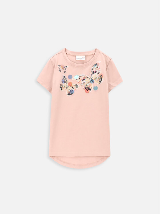 Coccodrillo Coccodrillo Тишърт ZC3143202WGK Розов Relaxed Fit