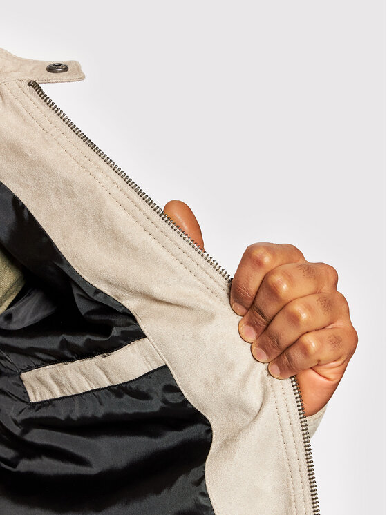 Jack&Jones Jack&Jones Jakna od imitacije kože Rocky 12147218 Bež Regular Fit