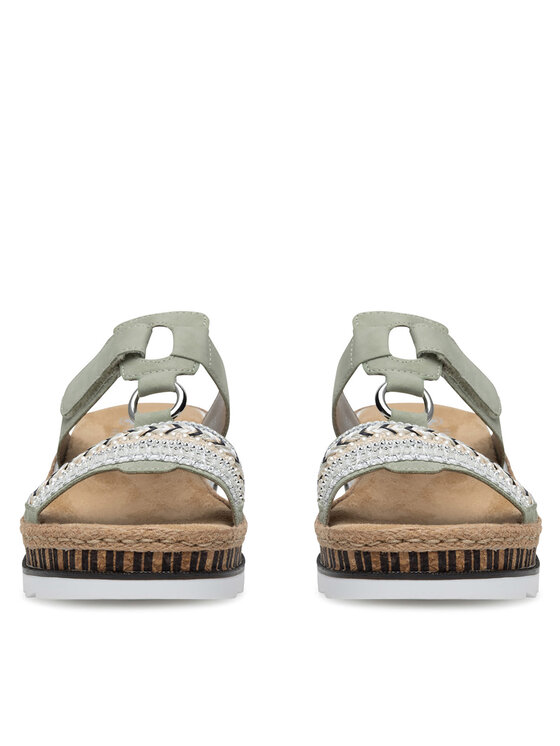 Rieker Rieker Чехли V79M6-52 Зелен