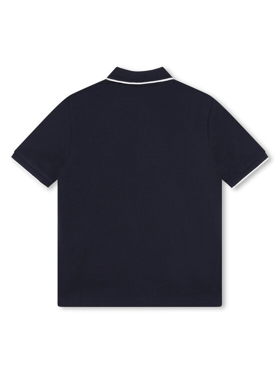 BOSS Boss Поло J25P26 D Cиній Regular Fit