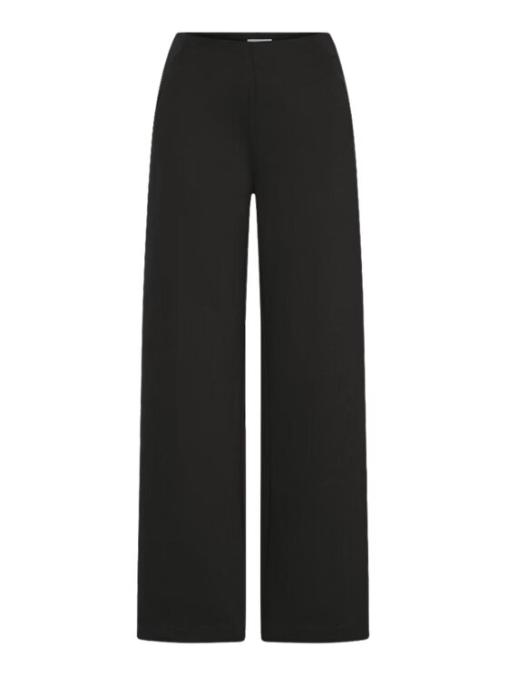 ICHI ICHI Παντελόνι γυναικείο Pantalone ihkate wide pa2 Μαύρο Regular Fit