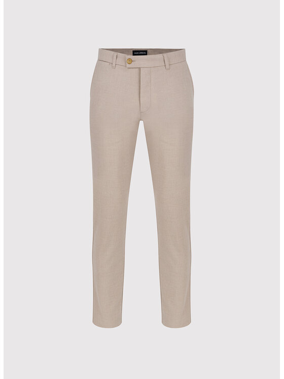 Pako Lorente Pako Lorente Chinosy P26WF-WX-004 Beżowy Slim Fit