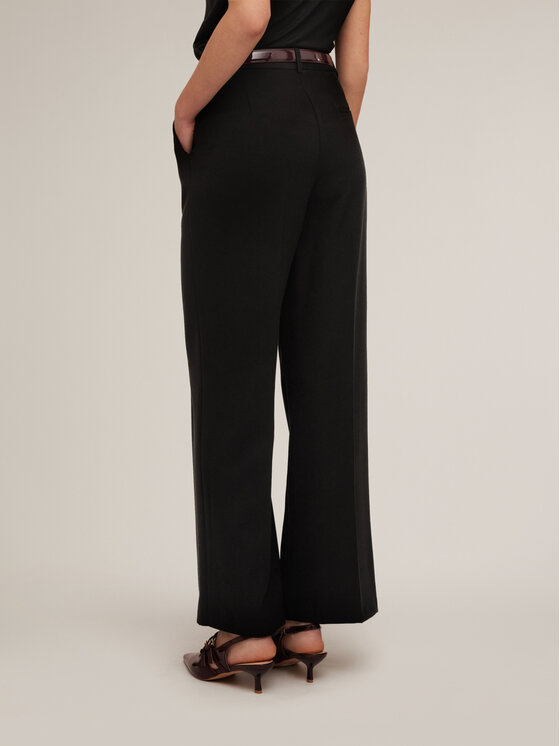 Motivi Motivi Pantaloni di tessuto P253Q003864N0Z3 Nero Over Fit