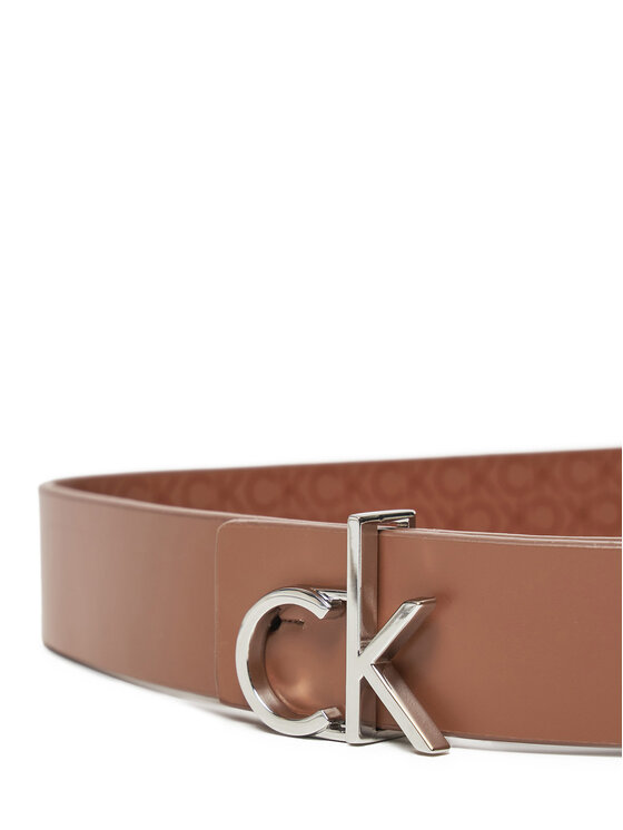 Calvin Klein Calvin Klein Жіночий ремінь Ck Logo Reversible Belt 3.0 K60K613074 Коричневий