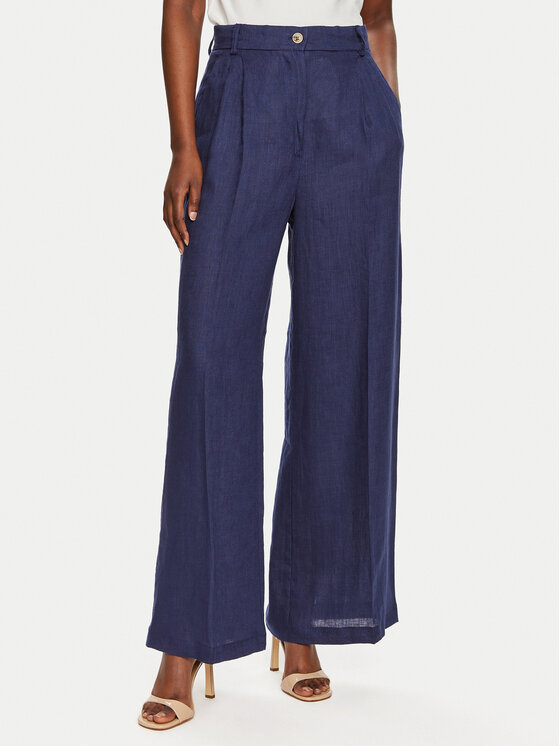 ViCOLO Pantaloni din material TB0793 Bleumarin Relaxed Fit